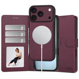 iPhone 18 Pro Max / 17 Pro Max Tech-Protect Wallet Flip Case - MagSafe Compatible - Red