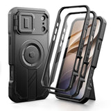iPhone 18 Pro / 17 Pro Tech-Protect Kelvar Tough Case with Screen Protector and Camera Protector - MagSafe Compatible - Black