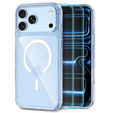 iPhone 18 Pro Max / 17 Pro Max Tech-Protect FlexAir Hybrid Case with 2 Pcs. Screen Protectors - MagSafe Compatible - Transparent