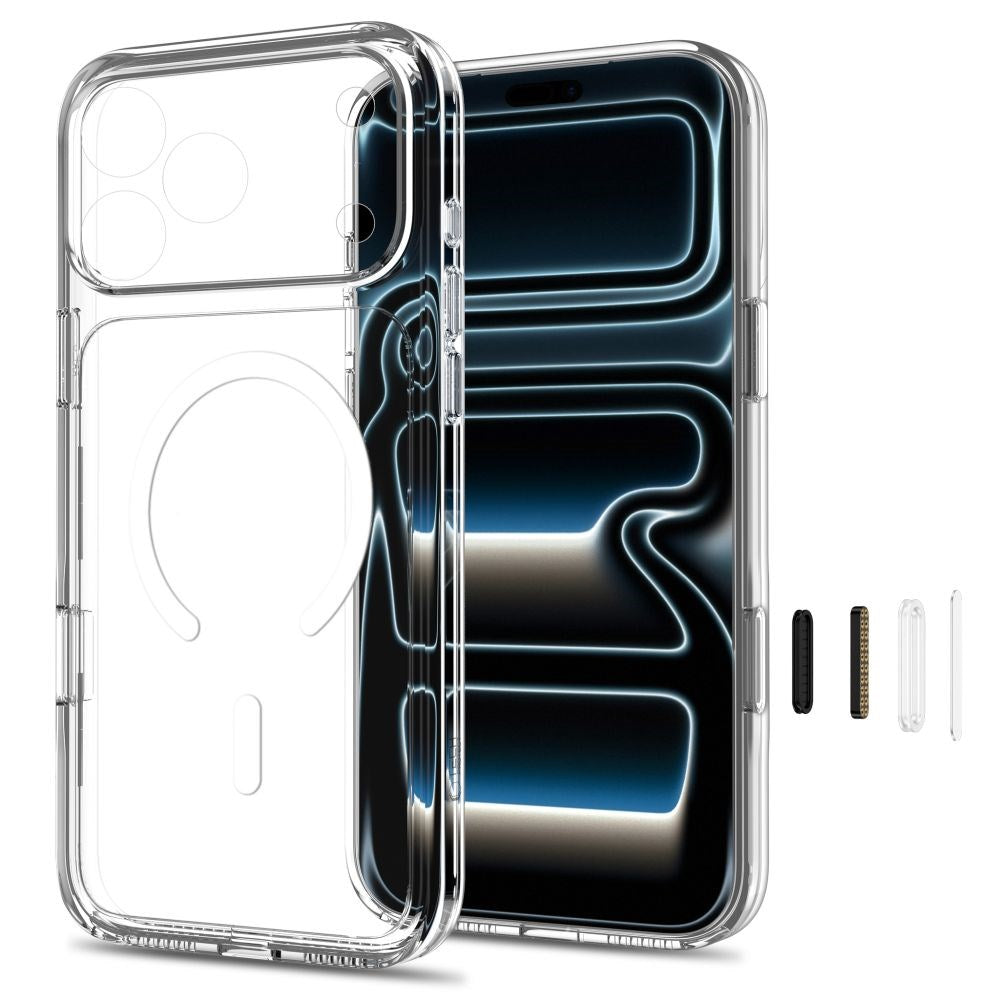 iPhone 18 Pro Max / 17 Pro Max Tech-Protect FlexAir Hybrid CC Case - MagSafe Compatible - Transparent