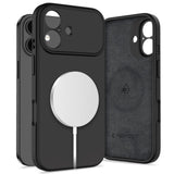 iPhone 17 Tech-Protect Silicone Case - MagSafe Compatible - Black