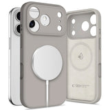 iPhone 17 Pro Tech-Protect Silicone Case - MagSafe Compatible - Grey