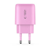 Tech-Protect NCA30 Wall Charger with 30W - 1 x USB-A & 1 x USB-C - Pink