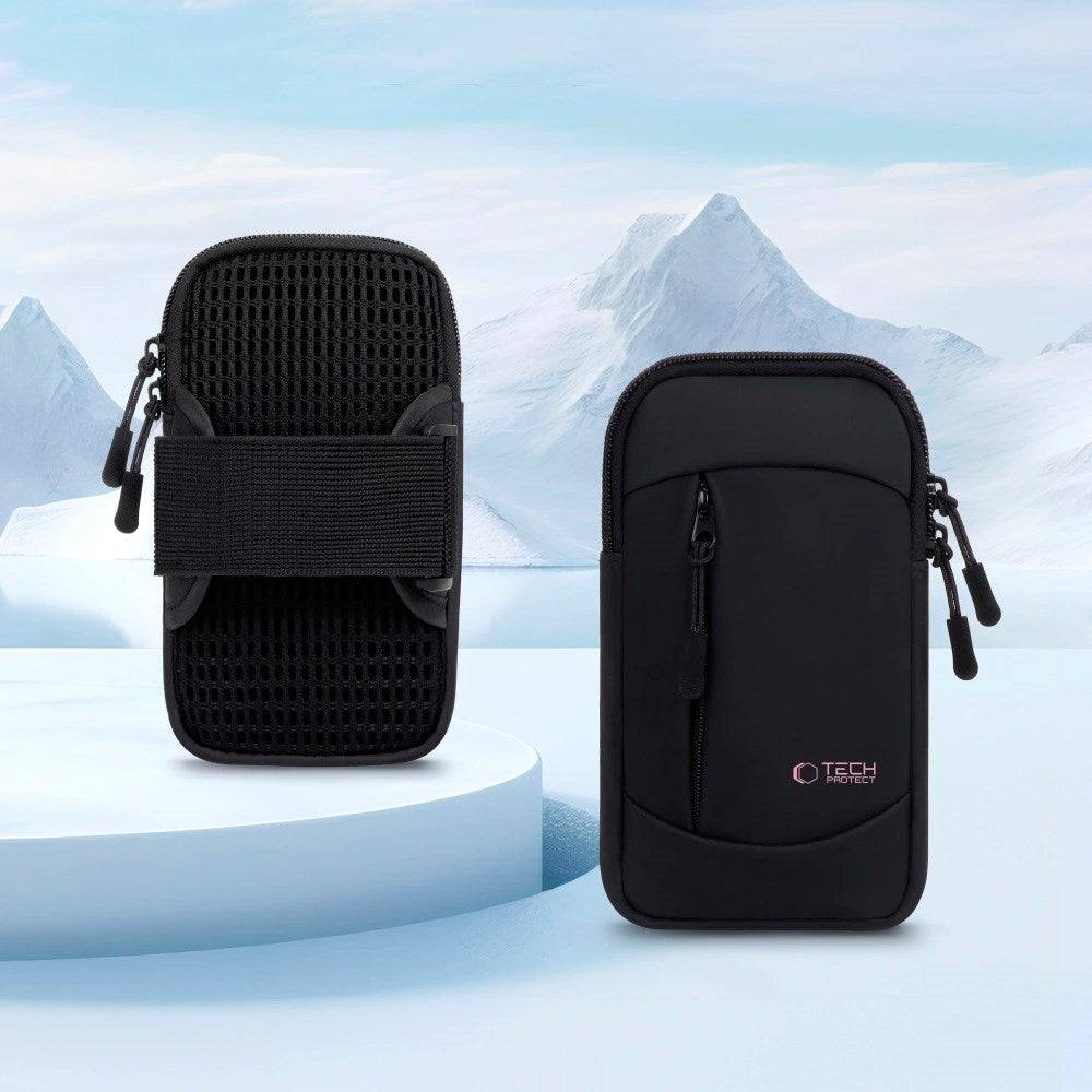 Tech-Protect Universal Running Armband - Black / Pink