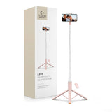 Tech-Protect Bluetooth Selfie Stick Tripod - Pink