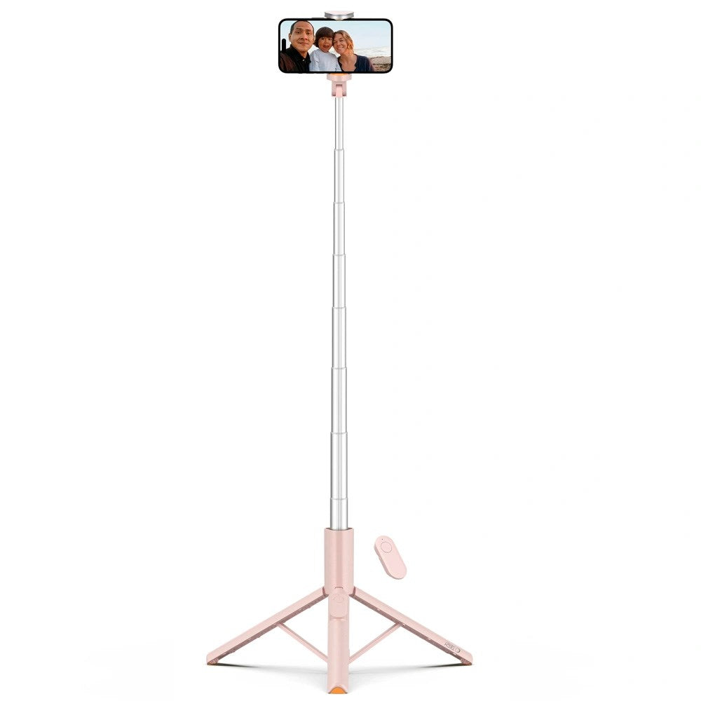 Tech-Protect Bluetooth Selfie Stick Tripod - Pink