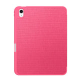 iPad 11" (2025) / 10.9" (2024 / 2022) Tech-Protect Canvas Flip Case with Pen Holder - Pink