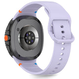 Samsung Galaxy Watch 8 / 8 Classic (40 / 44 / 46mm) Tech-Protect Silicone Strap - Elegant Purple