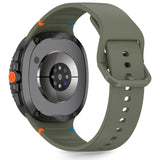 Samsung Galaxy Watch 8 / 8 Classic (40 / 44 / 46mm) Tech-Protect Silicone Strap - Army Green