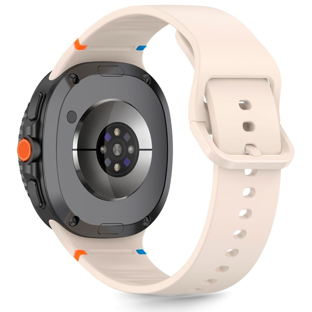 Samsung Galaxy Watch 8 / 8 Classic (40 / 44 / 46mm) Tech-Protect Silicone Strap - Starlight