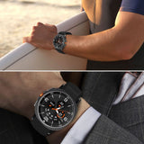 Samsung Galaxy Watch 8 / 9 / Classic (40 / 44 / 46mm) Tech-Protect Nylon Pro Watch Band - Orange