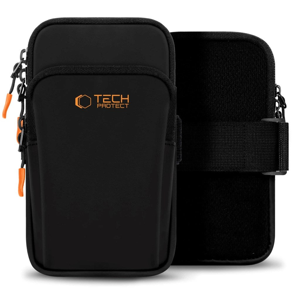 Tech-Protect Running Armband - Universal - Black / Orange