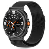 Tech-Protect Samsung Galaxy Watch 8 / 8 Classic (40 / 44 / 46mm) Milanse Stainless Steel Strap - Sort