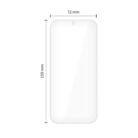 Google Pixel 11 Pro XL / 10 Pro XL / 9 Pro XL Tech-Protect Glass Fit+ Tempered Protective Glass - 2 pcs - Transparent