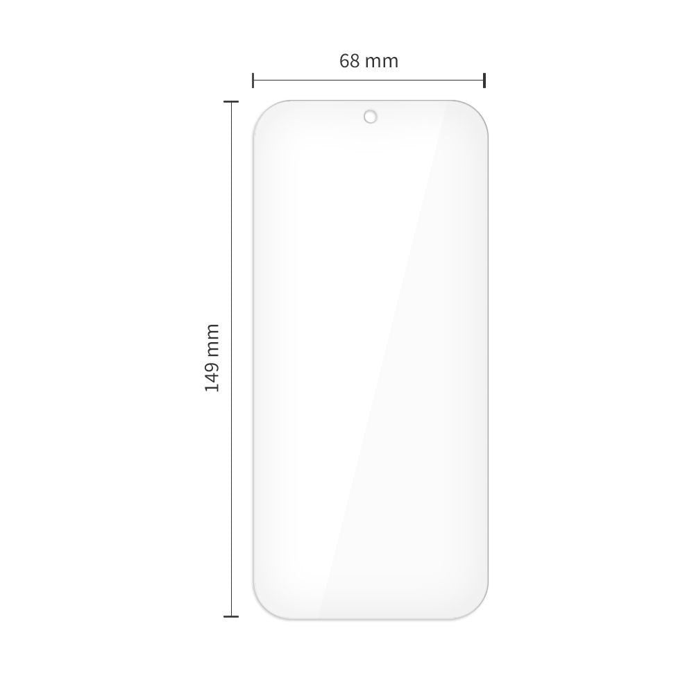 Google Pixel 11 Pro / 11 / 10 Pro / 10 / 9 Pro / 9 Tech-Protect Glass Fit+ Tempered Protective Glass - 2 pcs - Transparent