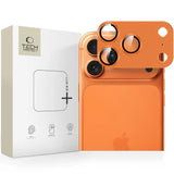 iPhone 17 Pro Tech-Protect Cam Fit+ Camera Lens Protector Glass - Orange
