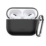 Apple AirPods Pro (3rd gen.) Tech-Protect Silicone Hook Case - Black