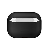 Apple AirPods Pro (3rd gen.) Tech-Protect NaturalFit Faux Leather Case with Strap - Black