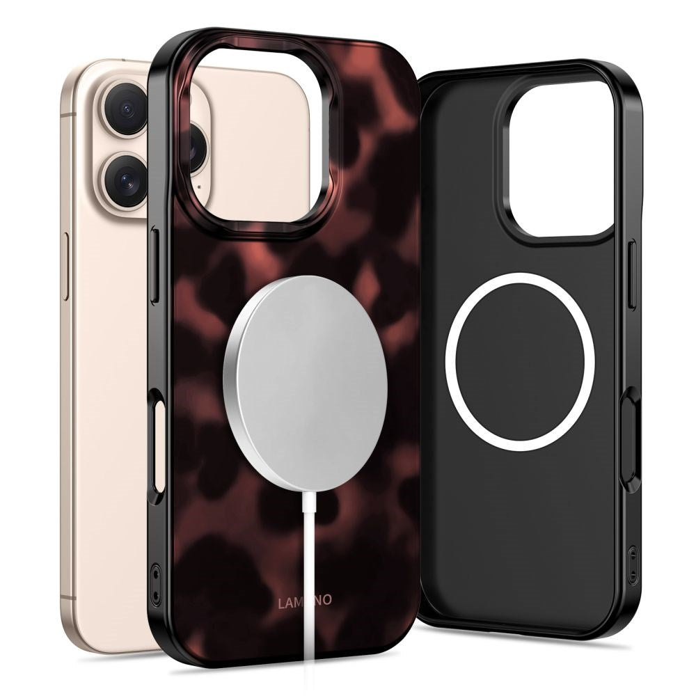 iPhone 16 Pro Tech-Protect Lamano Case - MagSafe Compatible - Panther