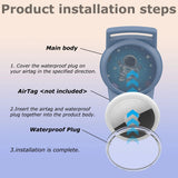 Tech-Protect Nylon - Apple Airtag Strap for Kids - Blue / Astronaut