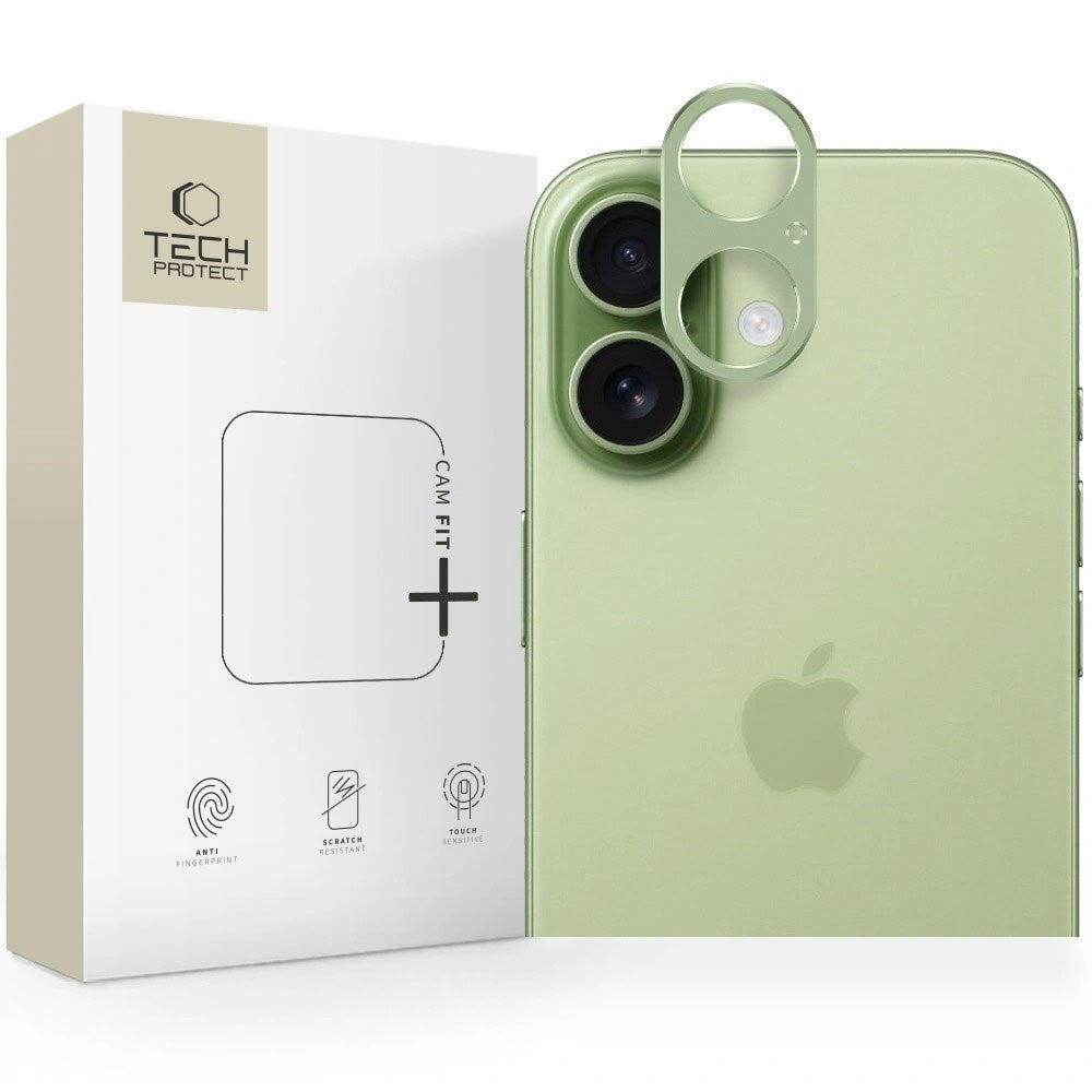 iPhone 17 Tech-Protect CamAlloy Fit+ Camera Lens Protection Case - Green