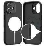 iPhone 17 Tech-Protect Uniq Hybrid Case - MagSafe Compatible - Black