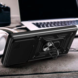 Xiaomi 15T Tech-Protect Camshield Case with Magnetic Ring & Stand Function - Black