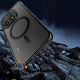 Xiaomi 15T Tech-Protect MagMat Hybrid Case - MagSafe Compatible - Black