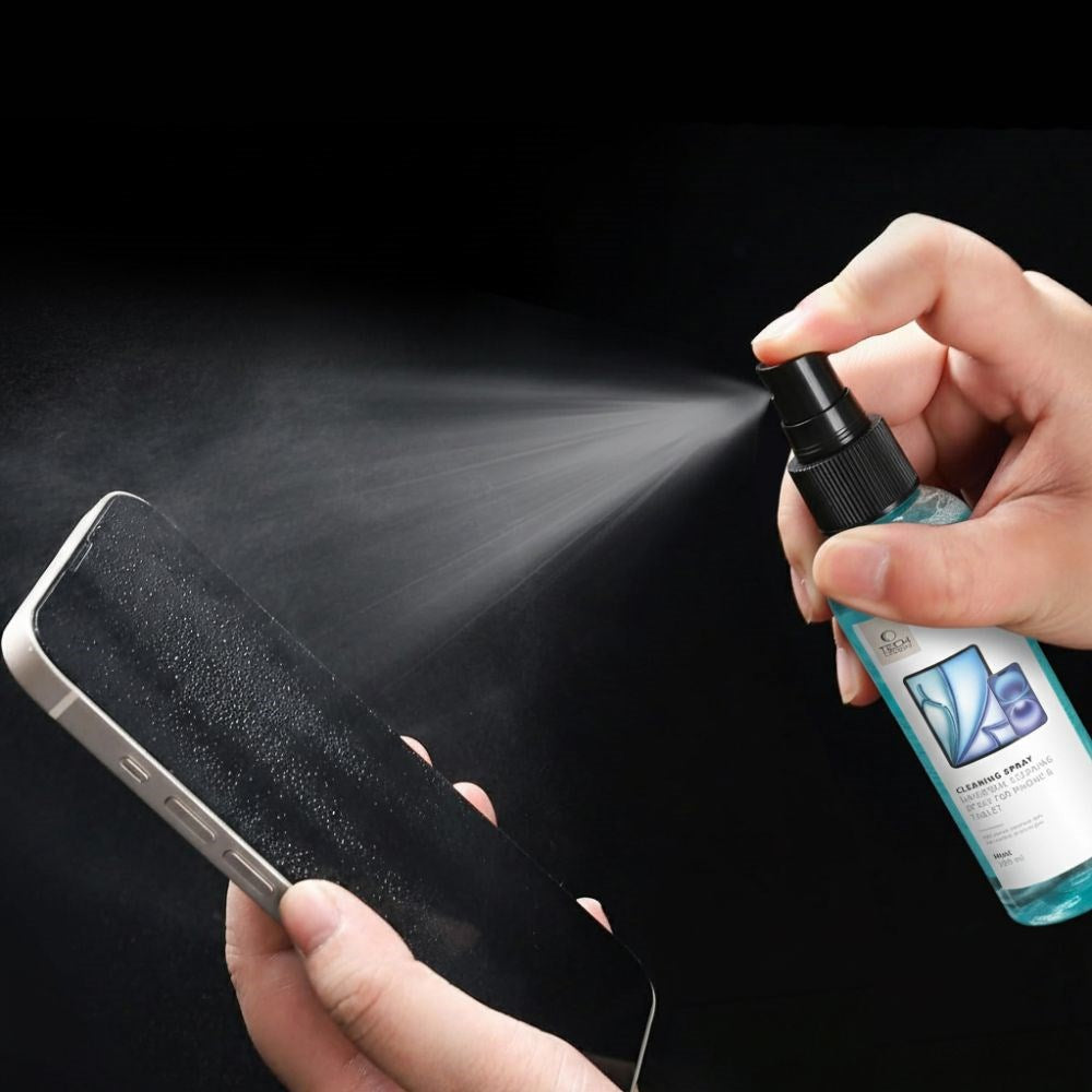 Tech-Protect Cleaning Kit with Cleaning Spray & Cloth – Mint