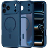 iPhone 17 Pro Max Tech-Protect BasicMag Hybrid Case - MagSafe Compatible - Matte Blue