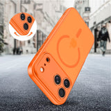 iPhone 17 Pro Tech-Protect BasicMag Hybrid Case - MagSafe Compatible - Matte Orange