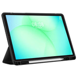 Samsung Galaxy A11+ (Plus) / A9+ (Plus) Tech-Protect SC Pen Hybrid Flip Case w. Stylus Holder - Black / Transparent