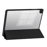 Samsung Galaxy A11+ (Plus) / A9+ (Plus) Tech-Protect SC Pen Hybrid Flip Case w. Stylus Holder - Black / Transparent