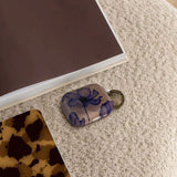 Apple AirPods Pro (3. Gen.) Tech-Protect Lamano Deksel with Keychain - Velvet Night