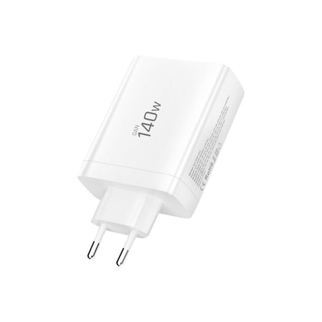 Tech-Protect 140W GaN Wall Charger with 1 x USB-A & 3 x USB-C – White