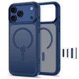iPhone 18 Pro / 17 Pro Tech-Protect MagMat Case - MagSafe Compatible - Matte Dark Blue