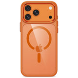iPhone 18 Pro Max / 17 Pro Max Tech-Protect MagMat Case - MagSafe Compatible - Transparent / Orange