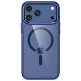 iPhone 18 Pro / 17 Pro Tech-Protect MagMat Case - MagSafe Compatible - Transparent / Blue