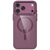 iPhone 18 Pro Max / 17 Pro Max Tech-Protect MagMat Case - MagSafe Compatible - Transparent / Red