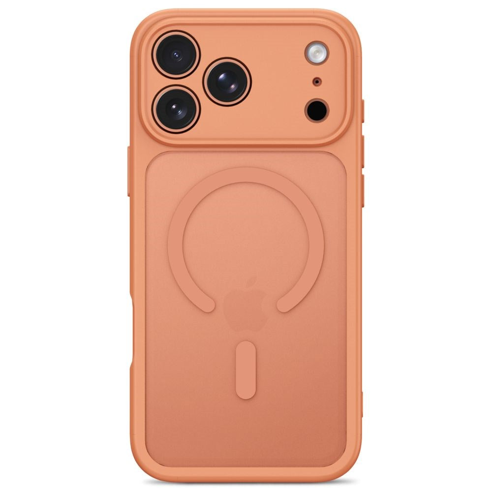 iPhone 17 Pro Max / 18 Pro Max Tech-Protect BasicMag Hybrid Case - MagSafe Compatible - Matte Light Orange