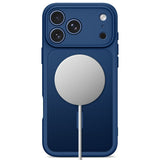 iPhone 17 Pro Max / 18 Pro Max Tech-Protect BasicMag Hybrid Case - MagSafe Compatible - Matte Dark Blue