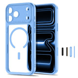 iPhone 18 Pro Max / 17 Pro Max Tech-Protect MagPeak Case - MagSafe Compatible - Light Blue / Transparent