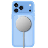 iPhone 18 Pro / 17 Pro Tech-Protect MagPeak Case - MagSafe Compatible - Light Blue / Transparent