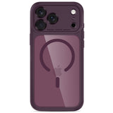 iPhone 18 Pro / 17 Pro Tech-Protect MagPeak Case - MagSafe Compatible - Red / Transparent