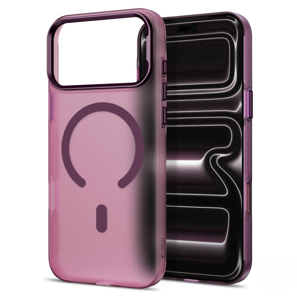 iPhone 18 Pro Max / 17 Pro Max Tech-Protect MagZero Case - MagSafe Compatible - Matte Dark Cherry