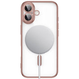 iPhone 17 Tech-Protect MagFlex Case - MagSafe Compatible - Rose Gold / Transparent
