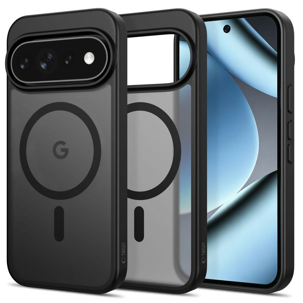 Google Pixel 11 Pro XL / 10 Pro XL / 9 Pro XL Tech-Protect MagMat Case - MagSafe Compatible - Matte Black
