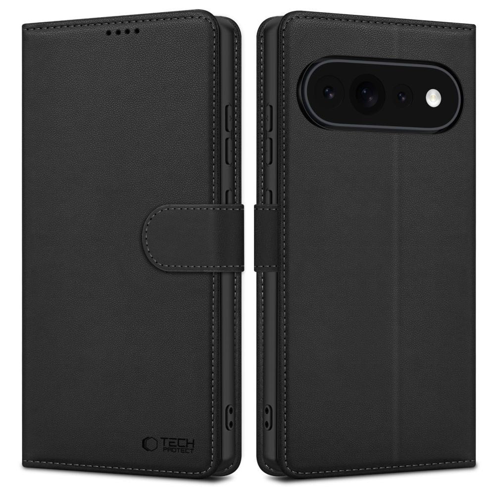 Google Pixel 11 Pro XL Tech-Protect Wallet Flip Case - Black