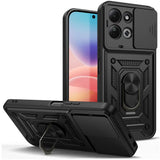 Xiaomi Redmi 17 (5G) / (4G) Tech-Protect Camshield Pro Case w. Camera Slider & Kickstand - Black