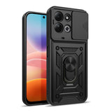Xiaomi Redmi 17 (5G) / (4G) Tech-Protect Camshield Pro Case w. Camera Slider & Kickstand - Black